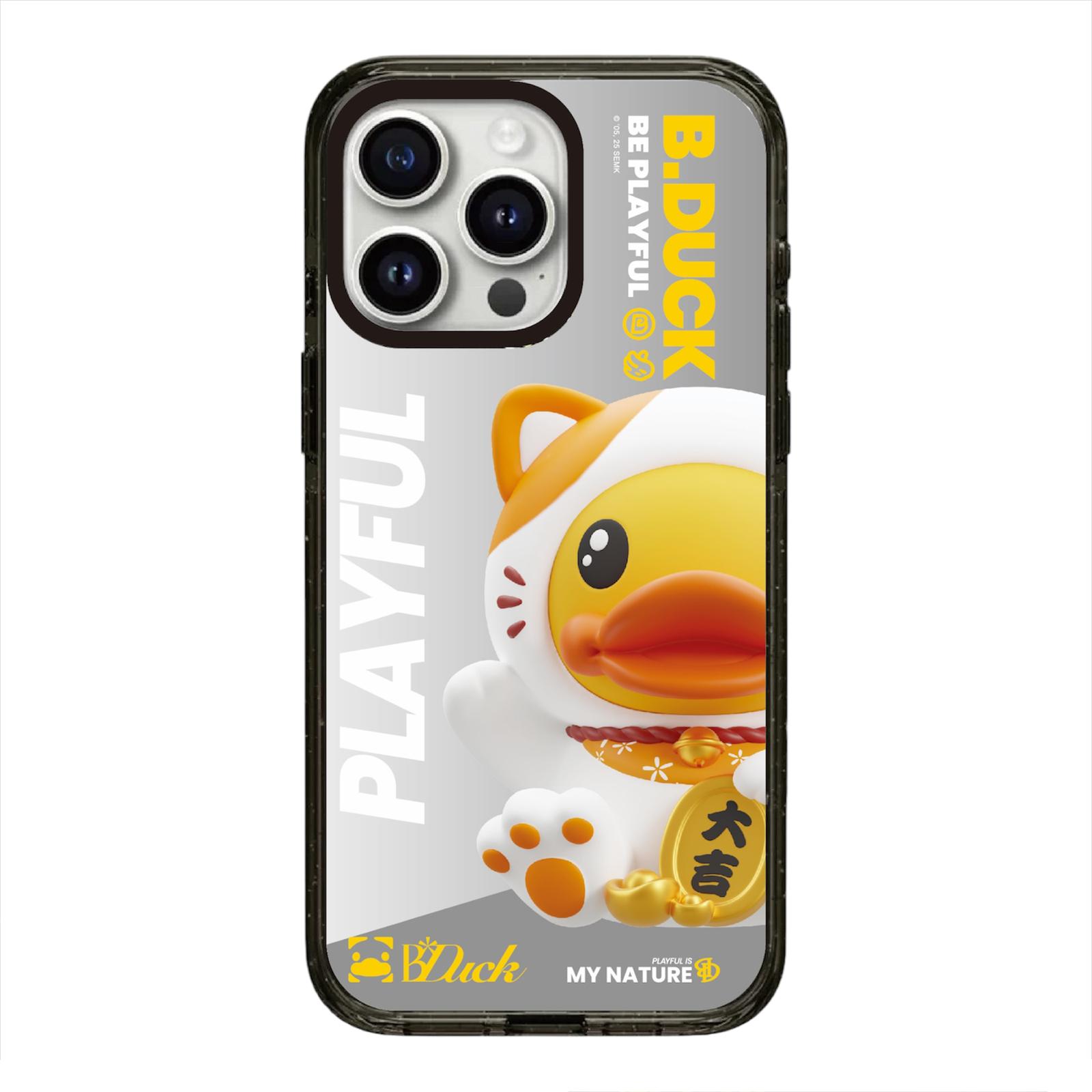 B.Duck Lucky Cat (Orange) Phone Case